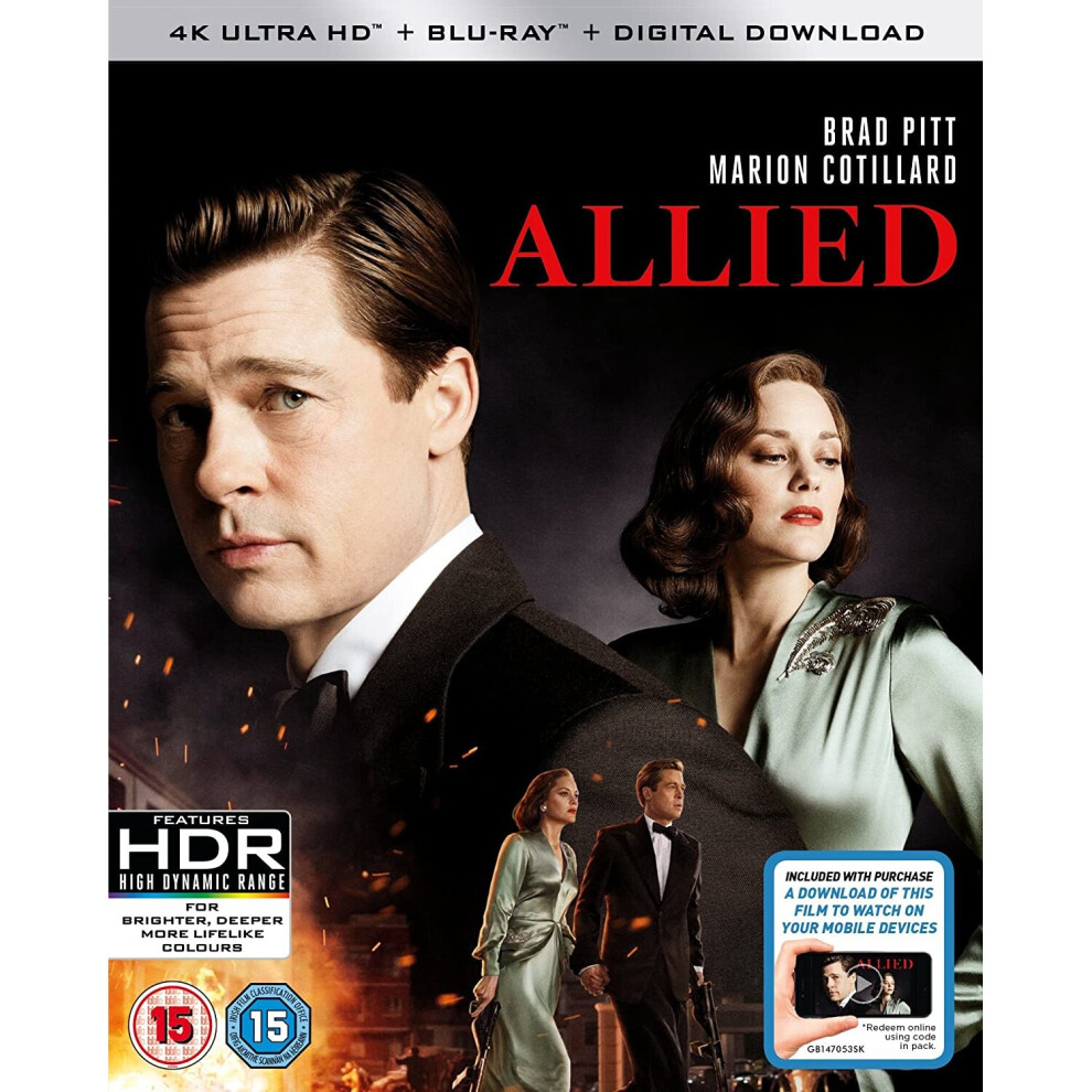 Allied [2016] (4K Ultra HD + Blu-ray)