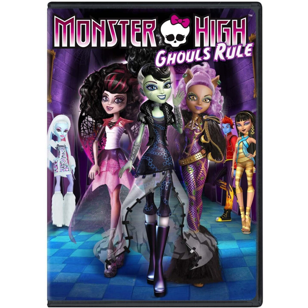 Monster High: Ghouls Rule DVD - A fun, empowering tale where ghouls and Normies celebrate individuality and being yourself.