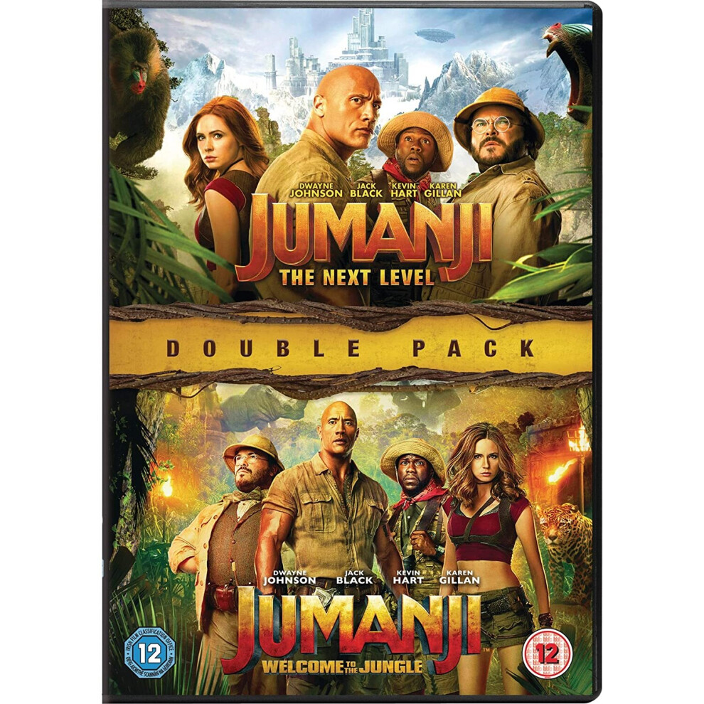 Sony Jumanji: The Next Level & Welcome To The Jungle (Dvd)
