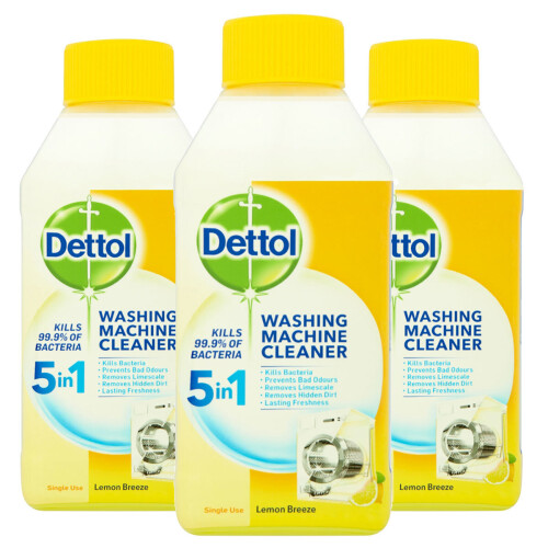 Dettol Dettol Lemon Washing Machine Cleaner Citrus 3 x 250ml