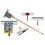 3.5M TELESCOPIC CONSERVATORY WINDOW CLEANING CLEANER KIT WITH SQUEEGEE 1