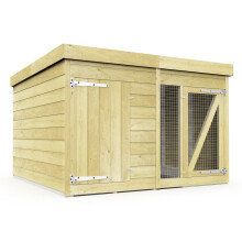 6ft x 6ft Dog Kennel & Run Treated Timber Fast & Free 2-5 Day Delivery