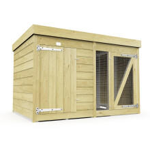 6ft x 4ft Dog Kennel & Run Treated Timber Fast & Free 2-5 Day Delivery