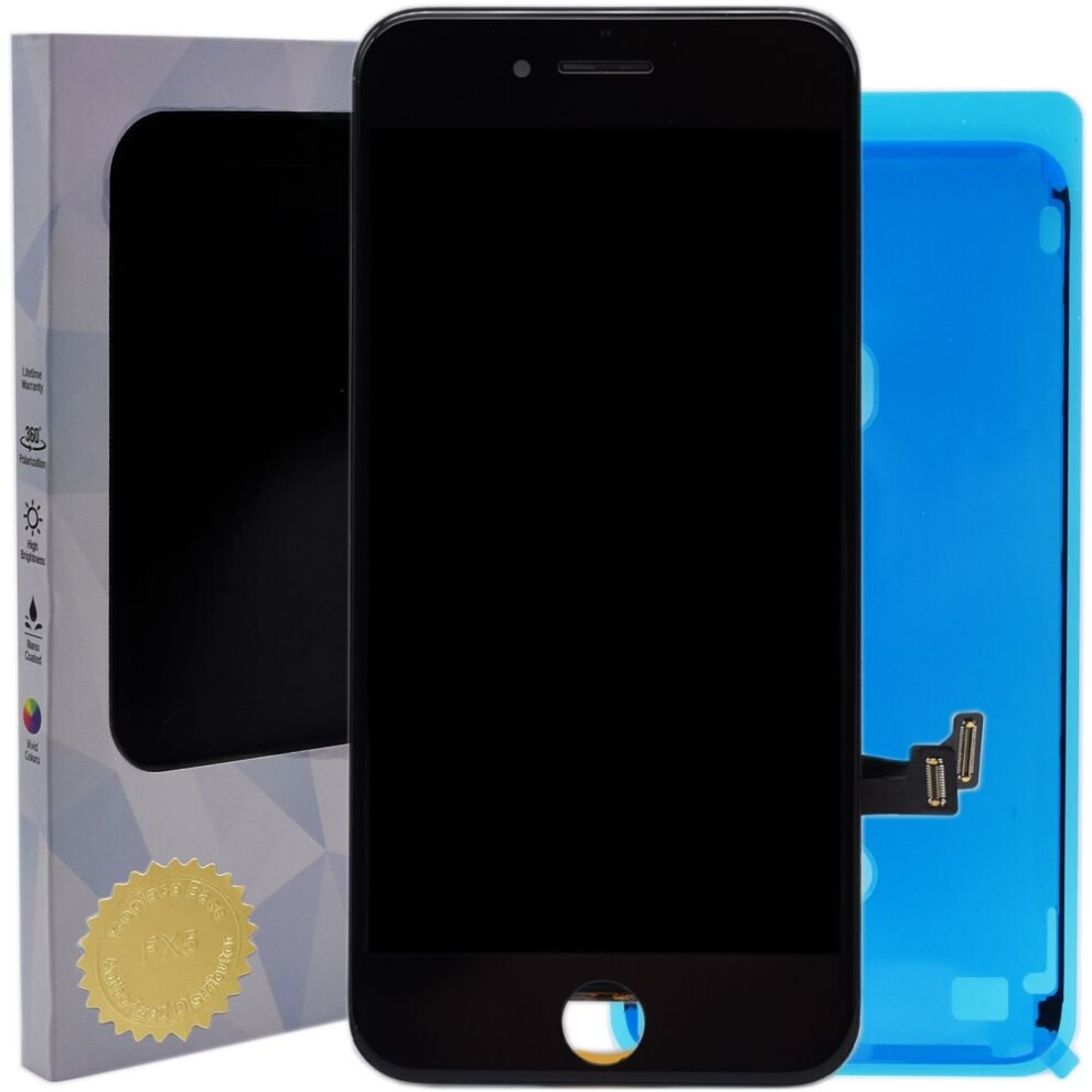 Lcd Screen For Apple Iphone 8 Plus Fx5 Touch Glass Assembly Replacement Uk Black 5056157384574