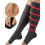 (S/M) Medical Healthcare Zipper Compression Socks Black 1