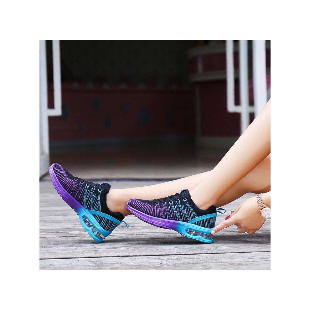(Black, UK 5) Running Women jogging Air Gym Sport Trainers Shoes