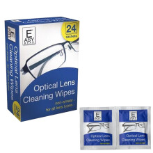 24 x Optical Lens Cleaning Wipes for Glasses Camera Screens Laptop None Smear