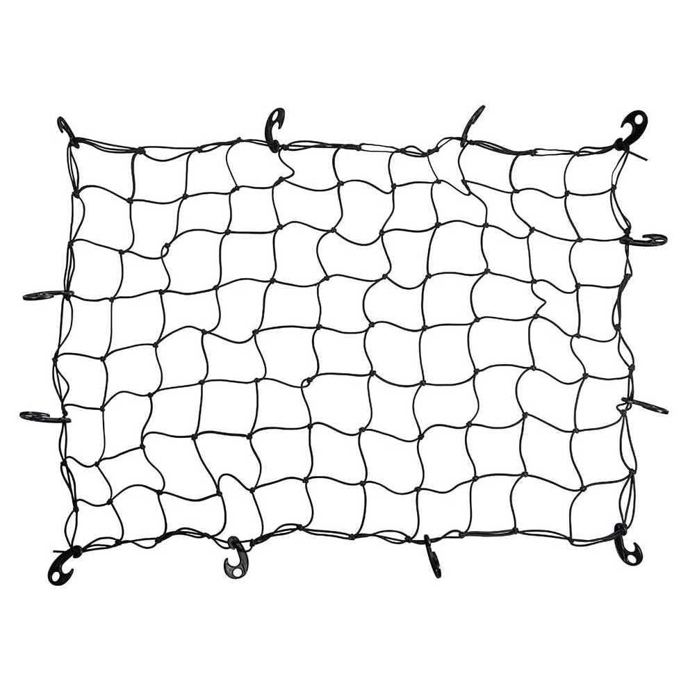 Btsky 90X120cm To 180X240cm Heavy Duty Bungee Cargo Net With 12 Abs Hook - Large Capacity Roof Car Trunk Mesh, Travel Luggage Rack Elasticity Roof L 610895367197