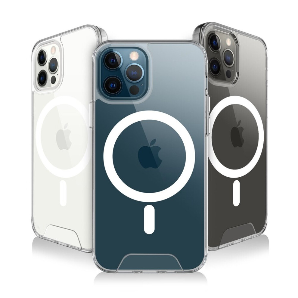 Magnetic Magsafe Compatible Phone Case For Iphone 13 Pro Clear 5065008610458