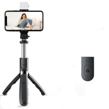 (1pcs) Selfie Stick Phone Tripod Extendable Monopod With Bluetooth Remote