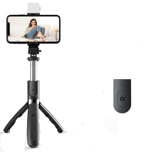 (1pcs) Selfie Stick Phone Tripod Extendable Monopod With Bluetooth Remote