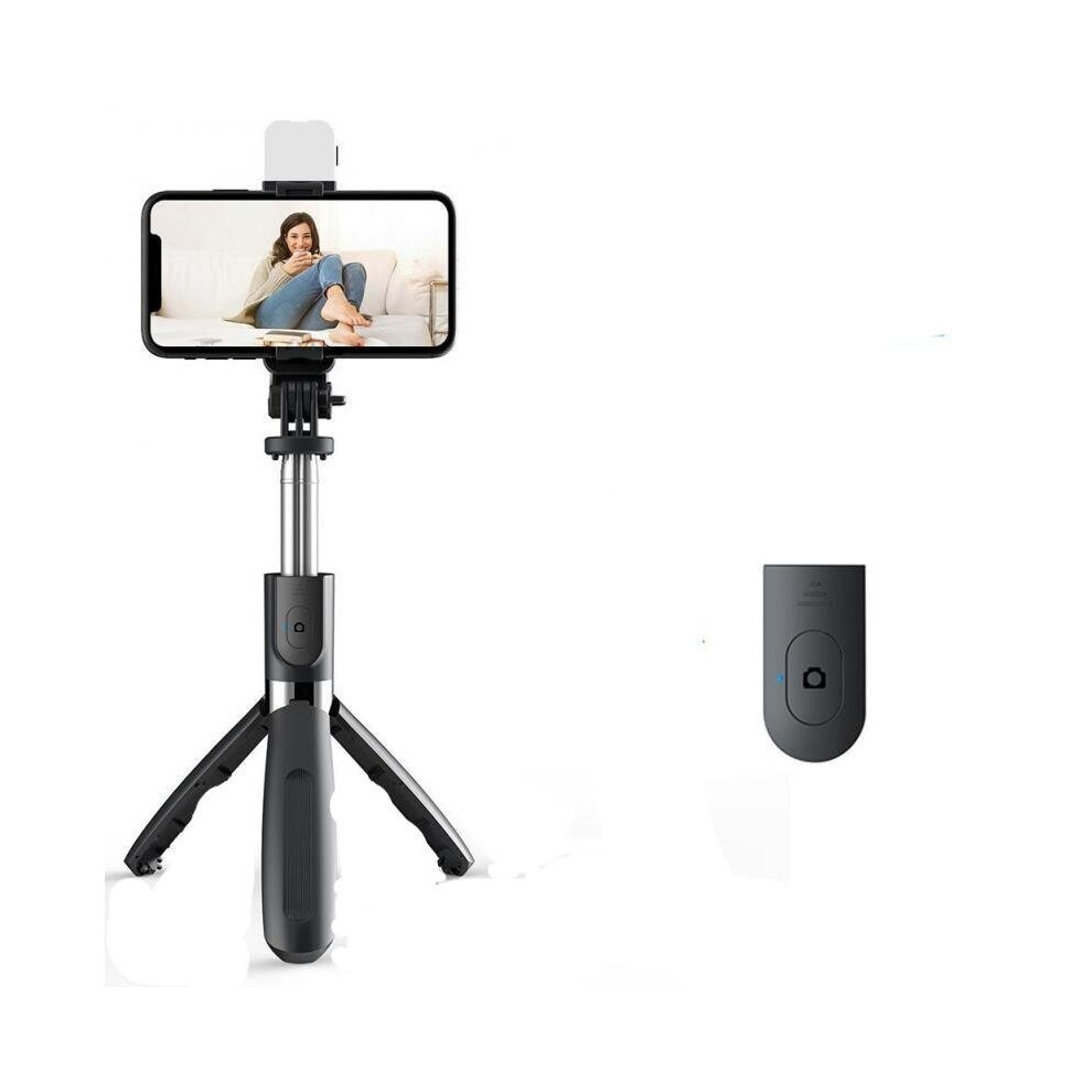 (1Pcs) Selfie Stick Phone Tripod Extendable Monopod With Bluetooth Remote Light 3503950841039