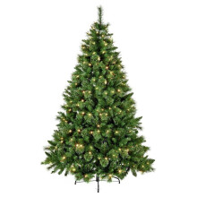 Premier Decorations Pre-Lit Ridgemere Pine Dew Drop 6ft Christmas Tree