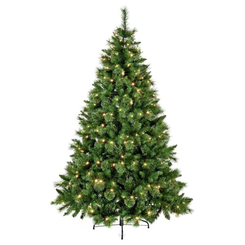 Premier Decorations Pre-Lit Ridgemere Pine Dew Drop 6ft Christmas Tree