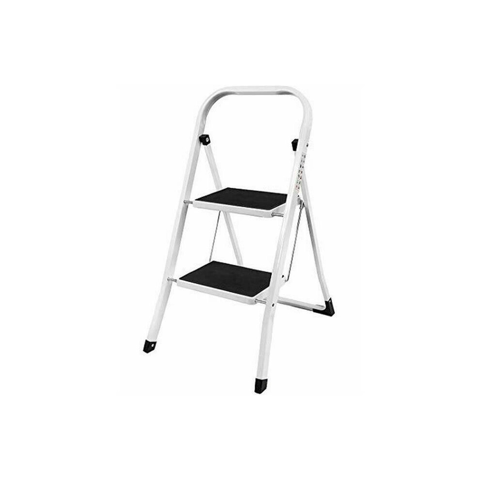 2 Step Metal Ladder With Rubber Steps 0.8M 5055041004536