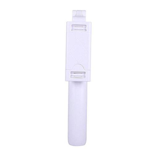 (K07 White) K07 Wireless Bluetooth Selfie Stick Foldable Mini Tripod Expandable Monopod