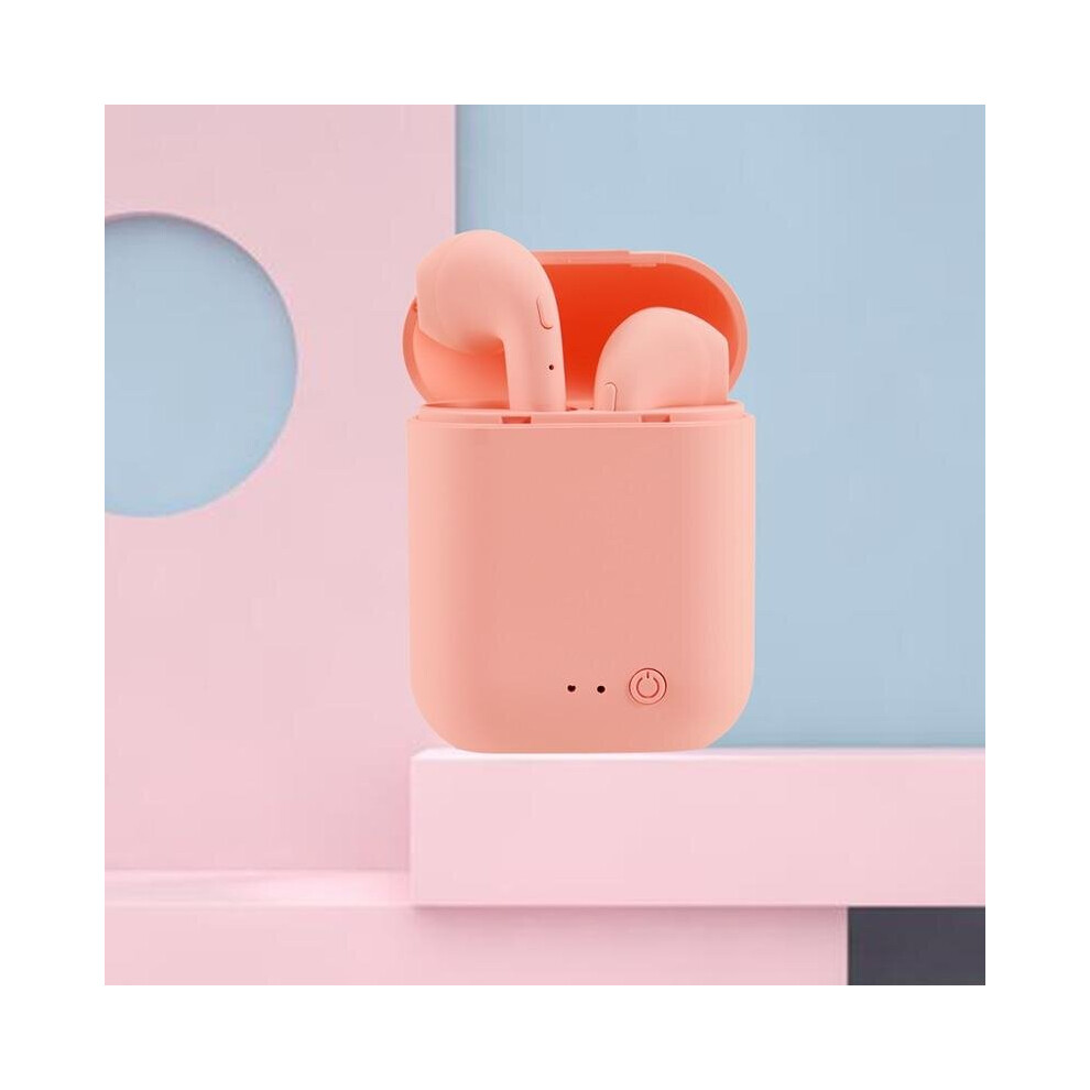 (Matte China) Wireless Earphones Bluetooth 5.0 Earphone Matte Earbuds Charging Pink 3503950840933