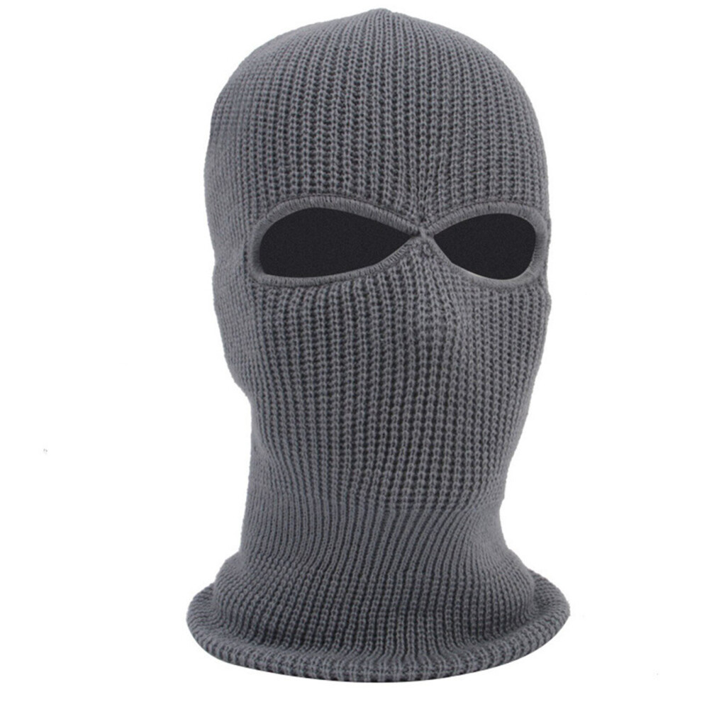 (Gray) Full Face Cover Balaclava Hat-image-OPC-P8DWKBS-NEW