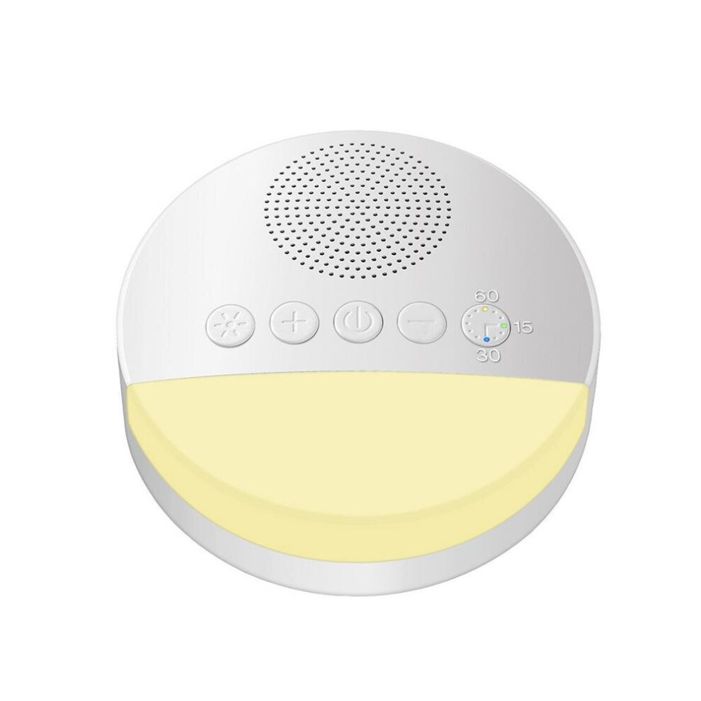 (White) Baby Toy White Noise Machine Home Office Baby And Travel Sleep Sound Meter Therapy With Night Light Timer And Memory Function #s