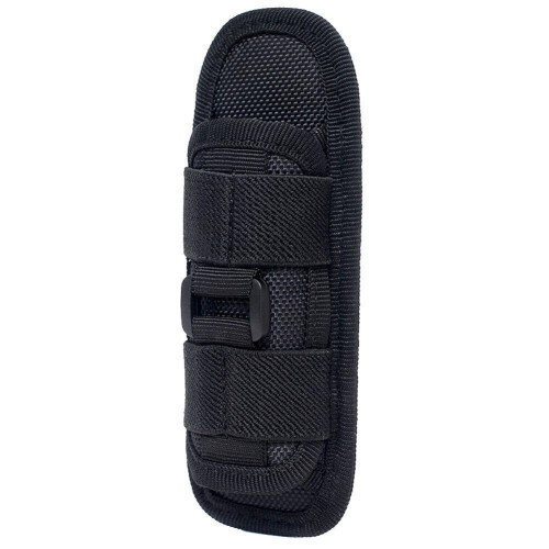 (Black) Degree Rotatable Flashlight Waist Bag
