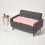 Homescapes (Pink) Cotton 2 Seater Booster Cushion 6