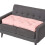Homescapes (Pink) Cotton 2 Seater Booster Cushion 1