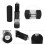 2X Electric Salt and Pepper Grinder Set Adjustable Shaker Mills 4
