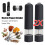2X Electric Salt and Pepper Grinder Set Adjustable Shaker Mills 1