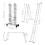 4.7M 15.4FT 14 in 1 Aluminium Folding Ladder Multi-Purpose 16 Steps 4