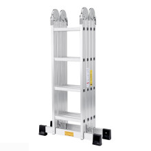 4.7M 15.4FT 14 in 1 Aluminium Folding Ladder Multi-Purpose 16 Steps