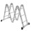 4.7M 15.4FT 14 in 1 Aluminium Folding Ladder Multi-Purpose 16 Steps 6