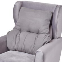 (Charcoal Grey) Cotton Back Support Cushion