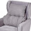 Homescapes (Charcoal Grey) Cotton Back Support Cushion 1