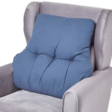 (Navy) Cotton Back Support Cushion