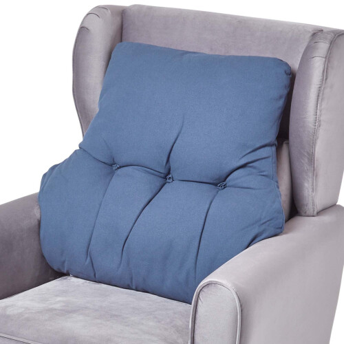 Homescapes (Navy) Cotton Back Support Cushion