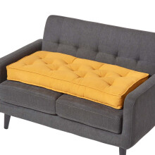 (Mustard Yellow) Cotton 2 Seater Booster Cushion