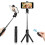 (White) 3in1 Wireless Bluetooth Selfie Stick Monopod Mini Tripod Remote For Android/IOS 10