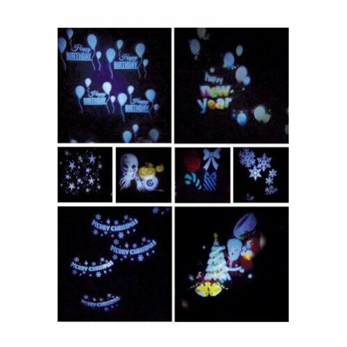 Outdoor Christmas Decorations Projector With 8 Slides LED Lights 1