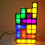 Tetris LED Night Light Colorful Stackable Tangram Puzzles 7 Pieces Induction 5