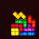 Tetris LED Night Light Colorful Stackable Tangram Puzzles 7 Pieces Induction 6