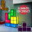 Tetris LED Night Light Colorful Stackable Tangram Puzzles 7 Pieces Induction 7