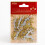 (Silver/Gold Glitter Reindeer - 12 Pack) Handcrafted Christmas Decorations Card Making 1