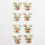 (Glitter Mini Reindeer Face - 8 Pack) Handcrafted Christmas Decorations Card Making 1
