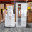 RD Furniture Ready assembled 3 Pcs Classic 2 Door Mirrored Combi Wardrobe, Chest And Bedside Set White 2