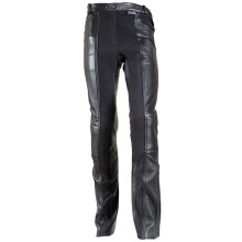 Richa Black Kelly Womens Motorcycle Leather Pants - UK 20
