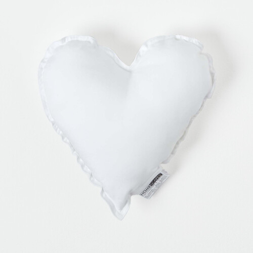 Homescapes Homescapes Super Microfibre Heart Shaped Cushion Pad Insert, 30 cm (12")