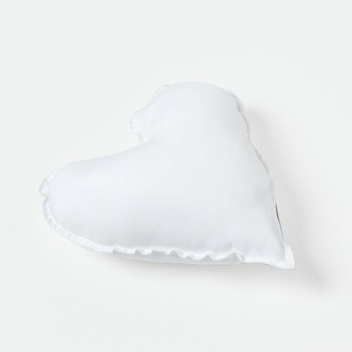 Homescapes Homescapes Super Microfibre Heart Shaped Cushion Pad Insert, 30 cm (12") 1