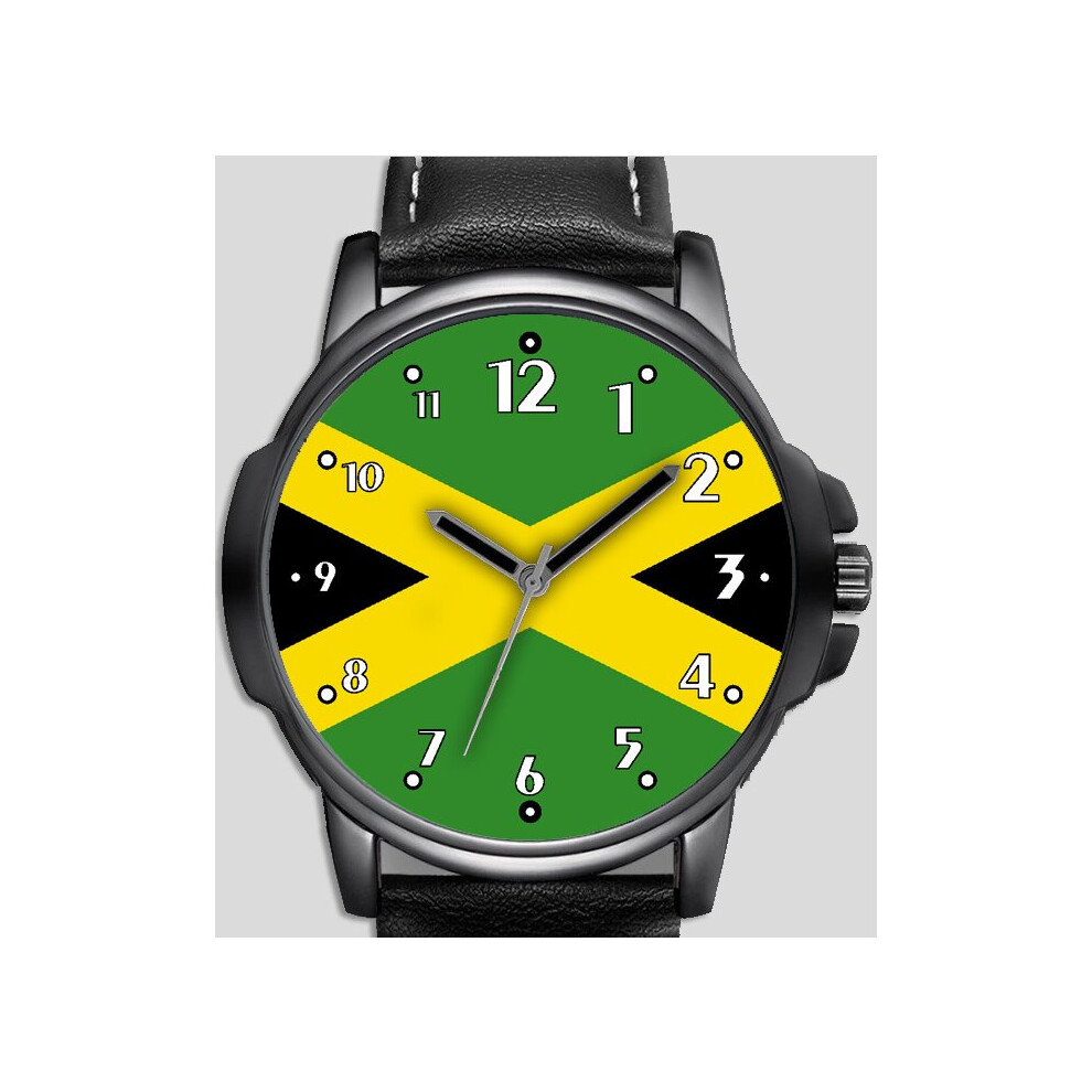Flag Of Jamaica Unique Stylish Wrist Watch