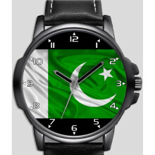 Pakistan Pakistani Flag Unique Stylish Wrist Watch