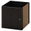 KALLAX Insert with door, black-brown33x33 cm 1